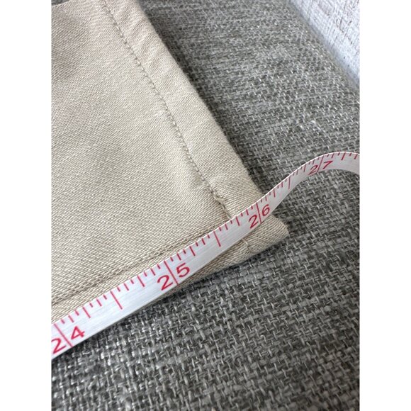 Faded Glory Beige Slim Fit Stretch Knit Pants Womens Medium (8-10) Belt Loops - Picture 6 of 6